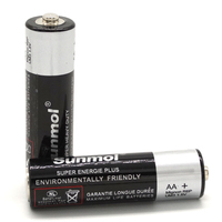 Sunmol China Super Heavy Duty Powercell Piles R03 Batera 1,5 V Pencil Cell Baterías Zinc Carbon Tamaño AA Baterías Batería seca