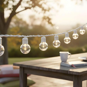 Mini IP44 Plastic Warm White AC LED Fairy <b>Lights</b> 48ft Decor Lamps for Home Patio Wedding - Product Image 5