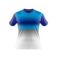 Haute Qualité 100% Polyester Tissu Sublimé Respirant Séchage Rapide Blanc Tennis Uniforme Formation Tennis Jersey