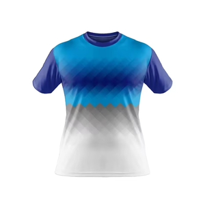 Kualitas tinggi 100% poliester kain sublimasi bernapas cepat kering kosong seragam tenis latihan Jersey tenis - Product Image 1