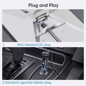Câble d'alimentation CC pour allume-cigare de voiture avec affichage numérique, étanche, PD35W 30W, port USB, tension 12V-24V, pour Mini, 2M 3M 5M - Product Image 6