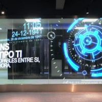 Film d'affichage LED transparent flexible, écran de barre de cristal, étanche IP65, prise en charge HDR, luminosité 160 cd/m², fréquence de rafraîchissement 160 Hz