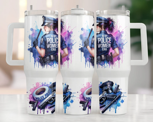 Vaso Térmico Personalizado de Acero Inoxidable de Doble Pared con Aislamiento al Vacío de 30oz/40oz, Regalos <span class=keywords><strong>para</strong></span> la Vida Policial, Tazas de Café, Regalos <span class=keywords><strong>para</strong></span> Oficiales de Policía - Product Image 2