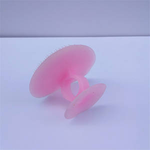 Brosse de bain en Silicone pour cheveux, accessoire de douche pour bébé, <span class=keywords><strong>shampoing</strong></span>, pour berceau et bonnet - Product Image 1