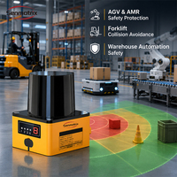 Scanner laser de sécurité 2D à 270 degrés, portée de 10 m, capteur de sécurité industriel PNP NPN pour la protection des machines automatisées