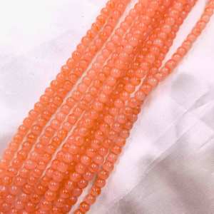 4mm verde naranja púrpura amarillo Color 64cm de longitud hornear pintado surtido de cuentas de <span class=keywords><strong>cristal</strong></span> Floral para la fabricación de joyas - Product Image 3