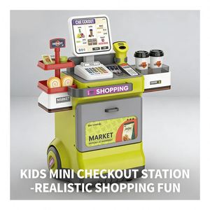 Juguete de Supermercado, Caja Registradora, Escáner, Canasta de Compras, Juguetes Educativos para Niños - Product Image 2
