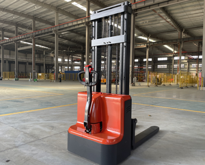 Apilador Eléctrico de Palés de 1.5 Toneladas, 1500 kg, 3-4 m, para Pasillos Estrechos, Carretilla Elevadora Manual Inteligente, Mini Grúa, Autocargable, para Almacén - Product Image 3