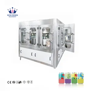 Soft Drink Cola Filling Machine Carbonated Beverage Metal Can Packaging Machine