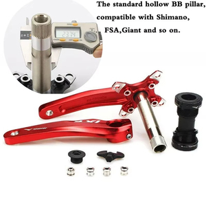 Ensemble de manivelle de <span class=keywords><strong>vélo</strong></span> de montagne BUCKLOS170MM 104BCD, plateau simple/double/triple, avec <span class=keywords><strong>pédalier</strong></span> en alliage d'aluminium - Product Image 4