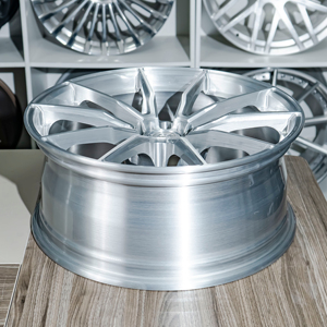 New Aluminium Alloy Brushed Silver Finish Customized Cap Monoblock Forged Wheels For <strong>Corvette</strong> C6 - Product Image 5