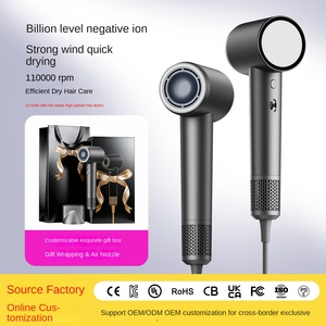 <span class=keywords><strong>Asciugacapelli</strong></span> Professionale ad Alta Velocità con Ioni Negativi, Motore DC 1600W, Ugello Rotante, Grande Flusso d'Aria, Silenzioso, per Cura dei Capelli e Asciugatura Rapida - Product Image 5