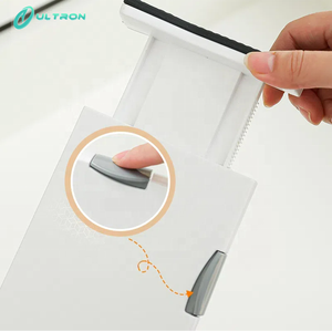 Divisor de cajón de plástico de doble resorte Diseño retráctil Superficie antisuciedad texturizada Divisores de organizador de cajón ajustable - Product Image 4