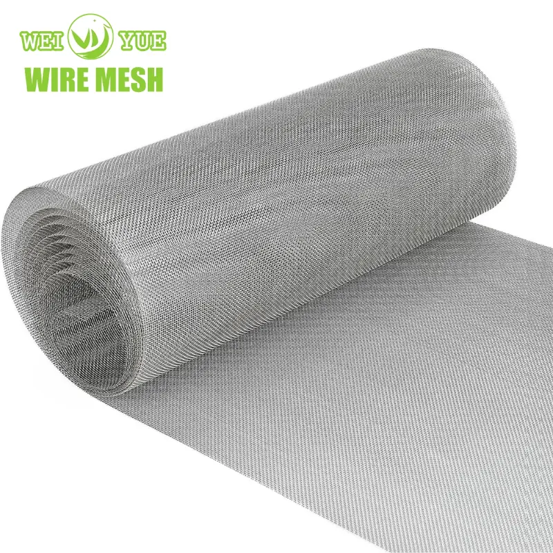 Cheap 304 Stainless Steel Rectangle Hole Weave Wire Fine Mesh Strainer Stainless Steel Wire Mesh