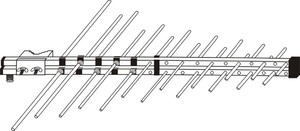 <span class=keywords><strong>Antenne</strong></span> TV <span class=keywords><strong>extérieure</strong></span> Xinxidi 32 ÉLEMENTS <span class=keywords><strong>UHF</strong></span>/<span class=keywords><strong>VHF</strong></span> avec câble ATSC-T, DVB-T/T2, ISDB-T, compatible avec tous les réseaux - Product Image 6