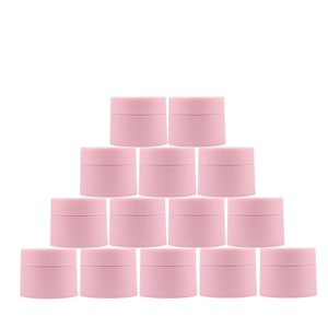 10g 30g 50g 100g Empty Pink Scrub Hair Mask Face Eye Cream Frosted Lip Balm Screw Top PP <b>Plastic</b> Cosmetic <b>Jar</b> - Product Image 1