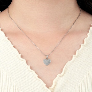 Nouveauté 2026 : Collier Exquis en Cuivre Pur Plaqué Or 14 carats avec Zircon, Forme Petit Cœur, pour Femme, Idéal au Quotidien - Product Image 5