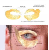Patchs pour les yeux en hydrogel personnalisés avec logo 2022, en vrac, masque pour les yeux hydratant en forme de papillon