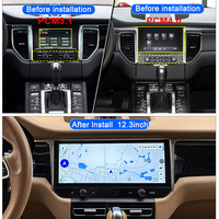 STWEI para Porsche Macan PCM3.0 PCM4.0 2014-2017, Reproductor Multimedia para Auto con Android 14 de 12.3 Pulgadas, Carplay, Radio, Navegación GPS 4G