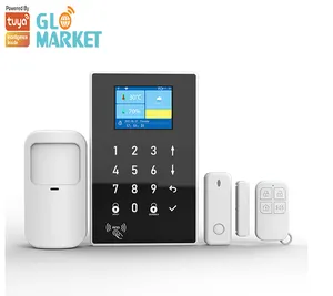 Умная Система безопасности Glomarket Tuya Wifi, датчик движения PIR, дверь/окно, система сигнализации с дистанционным управлением