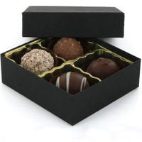 Coffret cadeau personnalisé bonbon au chocolat pour la Saint-Valentin mini boîte de luxe en papier recyclé avec design de dossier pour sushis et nouilles