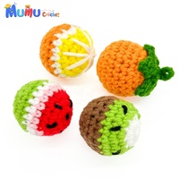 Amigurumi Fait Main en Crochet, Fruits Porte-Bonheur (Kaki, Ananas), Compagnon de Bureau avec Carte, pour Soutien Émotionnel et Cadeau de Bonne Chance