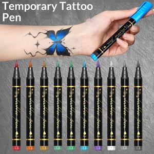 Party <strong>Temporary</strong> <strong>Tattoo</strong> <strong>Pen</strong> Beginner's Skin Painting Body Graffiti Easy to Clean Drawing Marker <strong>Pen</strong> - Product Image 1