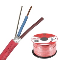Kabel Tahan Api Suhu Tinggi SURELINK Pasokan Pabrik 100m 300m 2*1.5mm 2*2.5mm Konduktor Tembaga atau Cca Kabel Alarm Kebakaran