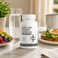 Capsules de croissance en herbes personnalisables en marque blanche (OEM), supplément nutritionnel naturel à base de plantes, 60 unités