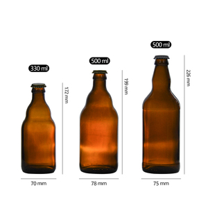 Bottiglia di <span class=keywords><strong>Birra</strong></span> in Vetro Ambrato da 330ml e 500ml di Grande Successo con Tappo a Corona <span class=keywords><strong>per</strong></span> <span class=keywords><strong>Birra</strong></span> e Bevande Gassate - Product Image 6