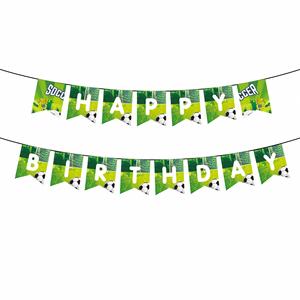 JIALIN Artículos para Fiestas con Temática de Fútbol Verde, Platos y Vasos Desechables de Papel - Product Image 6