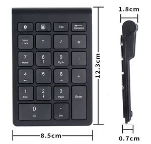 Bluetooth Numeric Keypad Wireless Number Pad 22-Key Portable Slim Financial Accounting Numpad for Laptop Computer Windows - Product Image 6