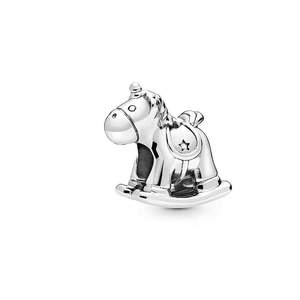 Panjia Unicornio <span class=keywords><strong>Bruno</strong></span> Caballo Balancín Plata 925 Zircón Lindo Colgante DIY para Mujer Fabricante <span class=keywords><strong>de</strong></span> Joyería al por Mayor - Product Image 6