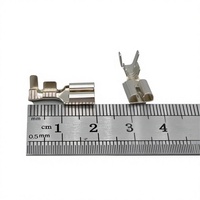 Connecteur automobile à sertissage à froid, bornier enfichable série 63 étamé DJ621-E6.3 pour applications automobiles