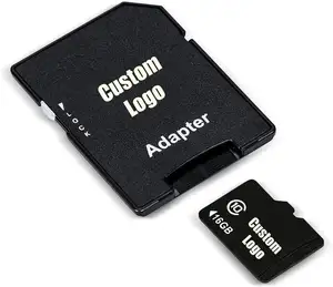 Fabrika ucuz bellek sd kart 8GB 16GB 32GB 64GB 128GB micro kart ve adaptörü ile toplu paket