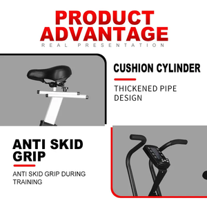 Bicicleta estática inteligente con registro de datos y seguimiento de entrenamiento en tiempo real, bicicleta de fitness para gimnasio en casa, entrenamiento aeróbico y ciclismo. - Product Image 4