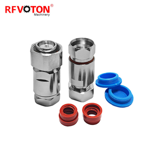 Nhà máy trực tiếp 4.310 cắm nam Macho 4.3/10 kẹp gắn cho 1/2 superflex supersoft SF Cáp nối 4.3-10 Mini DIN RoHS - Product Image 2