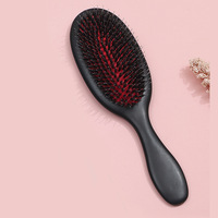 Brosse à cheveux de massage du cuir chevelu humide et sec en gros d'usine manche en plastique peigne de coiffure professionnel pour femmes cheveux bouclés