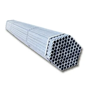 BS1387 Class B medium 114mm ERW welded steel pipe galvanized