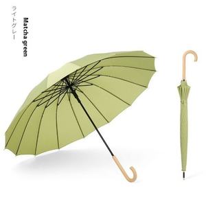 Ombrello da Golf Moderno <span class=keywords><strong>TR</strong></span> Brand a 16 Stecche, Manico Curvo in Legno, Doppio Uso, 105cm di Diametro Aperto, Tessuto in Nylon 190T - Product Image 3