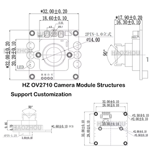High-Performance OV2735 1/3-Inch HD 1080p <strong>Image</strong> <strong>Sensor</strong> <strong>Low</strong>-light IR-CUT 850/940nm 2mp H.264 UVC USB Camera Module