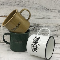 Tasse en métal émaillé, 350ml, 12oz, style Souvenir, bon marché, pour café, thé, bière, bonne qualité, nouvelle collection