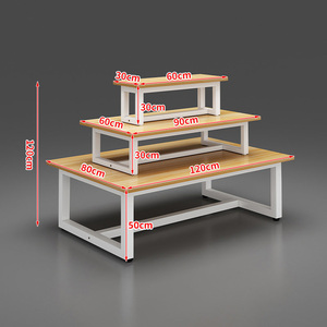 Présentoir promotionnel empilable en vrac pour supermarché, fabriqué sur mesure en Chine, pour chaussures, snacks et livres - Product Image 4