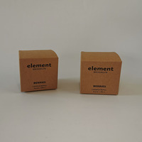 Boîte d'emballage en kraft écologique personnalisée pour bougie, boîte d'emballage en papier kraft pour bougie, impression de boîte en papier kraft brun pour bougie
