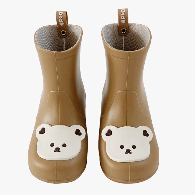 Детские резиновые сапоги, Нескользящие, водонепроницаемые легкие, для начинающих ходить мальчиков и девочек