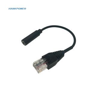 Câble adaptateur 3,5 mm femelle vers RJ45 mâle pour écran tactile <span class=keywords><strong>VOD</strong></span>/KTV, transfert audio, câble de port réseau - Product Image 1