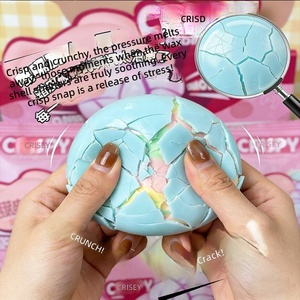 ลูกบอลบีบคลายเครียดสีรุ้งกรุบกรอบ ทำมือ สำหรับเด็ก ของเล่นบีบมือแบบเด้งช้า กำลังฮิต - Product Image 2