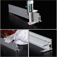 Cadre en aluminium extrudé pour enseigne LED, système de cadre en aluminium pour caisson lumineux publicitaire commercial