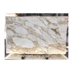 Losa de Mármol Calacatta Gold Semipreciosa - Resistente al Agua para Uso en Baños, Vestíbulos y Entradas de Villas - Product Image 1