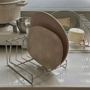 Modern Standing Type 304 Stainless Steel Kitchen Towel Storage <b>Rack</b> with Waterproof Non-folding Design for Draining - Product Image 3